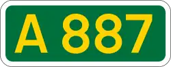 A887 road