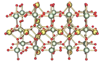 Kristallstruktur von γ-Urantrioxid