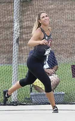 Valarie Allman Rang vierzehn mit 53,85&nbsp;m