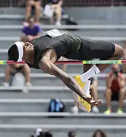 Jeron Robinson Rang zwölf mit 2,17&nbsp;m