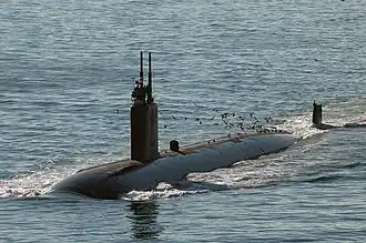 Die Asheville 2005 vor Kalifornien