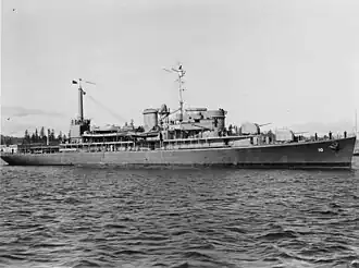 USS Barnegat 1941 im Puget Sound