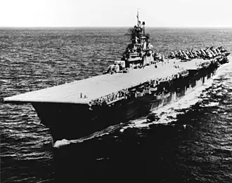 USS Bunker Hill (CV-17), Oktober 1945