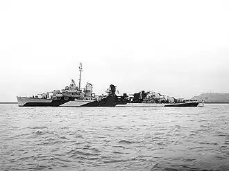 USS Bush am 11. Juni 1944 vor Mare Island