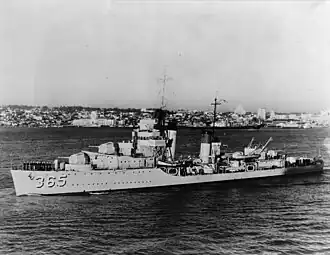 USS Cummings (DD-365) (Friedensanstrich)