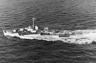 USS Drexler vor Cape Elizabeth, Maine, 14. November 1944