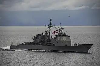 Die Normandy im Atlantischen Ozean im September 2014