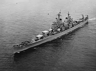 USS Quincy (CA-71) im Pazifik 1952–1954