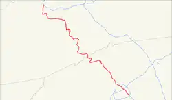 Karte des U.S. Highways 276