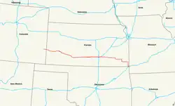 Karte des U.S. Highways 400