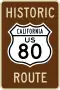 Historische Kennzeichnung eines U.S. Highways (Kalifornien)
