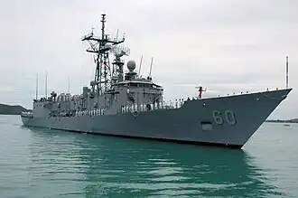 Die USS Rodney M. Davis bei CARAT 2005