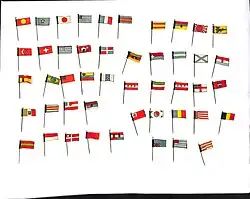 Packungsinhalt: Flaggen