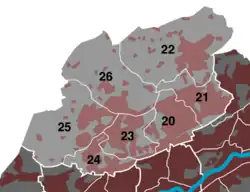 Einteilung in Quartiere