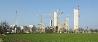 Baustelle im April 2009