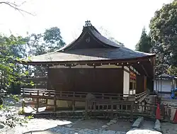 Die Gebetshalle von der Seite