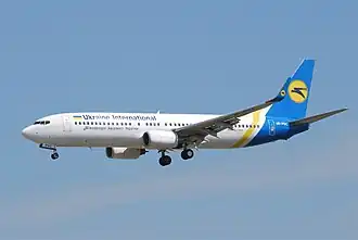 Boeing 737-800 der Ukraine International