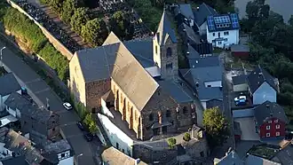 St.-Matthias-Pfarrkirche, Luftaufnahme (2015)