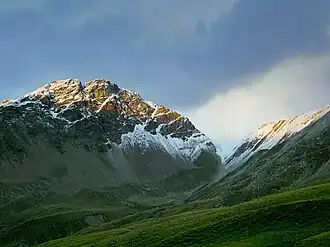 Rötelspitze vom Umbrailpass gesehen