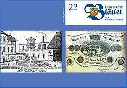 Umschlag Radeberger Blätter zur Stadtgeschichte H. 22-2024, Vorder- und Rücktitel