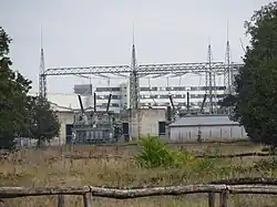 380-/110-kV-Transformatoren des Umspannwerks