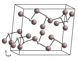 Kristallstruktur von Arsen(III)-selenid