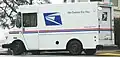 Ein typischer Lieferwagen des USPS