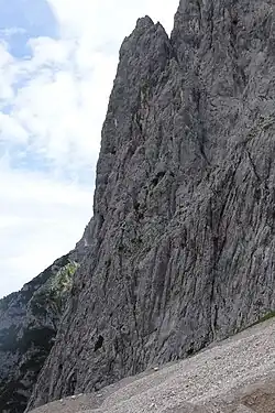 Der Gipfel von Süden