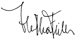 Unterschrift Hertha Feiler österreichische Schauspielerin