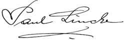Unterschrift Paul Lincke