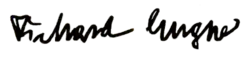 Unterschrift Richard Lugner (Autogramm) österreichischer Geschäftsmann