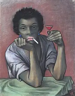 Frau mit Likör, 1943