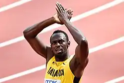 Bronzemedaillengewinner Usain&nbsp;Bolt aus&nbsp;Jamaika