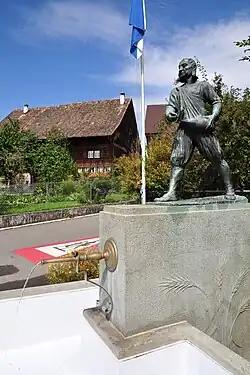 Jakob-Gujer-Brunnen in Wermatswil