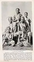 Foto „A group of Dahomeyans“, Chicago, 1893