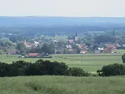 Blick vom Dreesberg über Vörden ins Osnabrücker Land