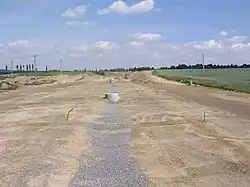 Baustelle der Dálnice 3 bei Chotoviny