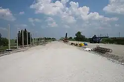 Baustelle der D 3 bei Neplachov, Mai 2018