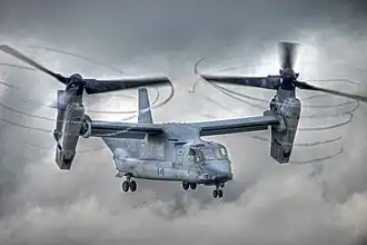 Eine MV-22B der Staffel VMM-264 des US Marine Corps beim Start