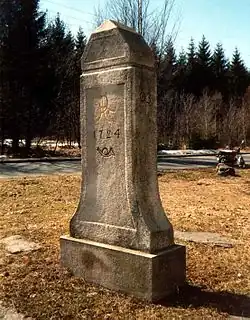 Viertelmeilenstein von 1724
