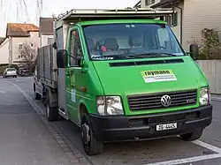 VW LT 46 eines Gartenbaubetriebs