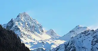 Vallüla im Winter von Gaschurn aus