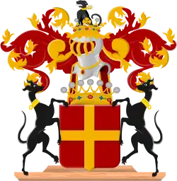 Wappen der Barone von Lynden, 1860