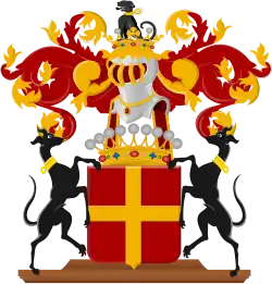 Wappen der Grafen von Lynden, 1882