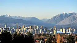 Skyline von Vancouver vom Queen Elizabeth Park