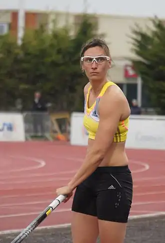 Vanessa Boslak – ausgeschieden mit 4,25&nbsp;m