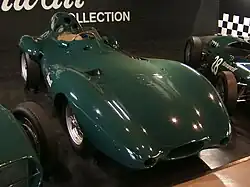 Der von Stuart Lewis-Evans beim Großen Preis von Frankreich 1957 gefahrene Vanwall VW6 Streamliner