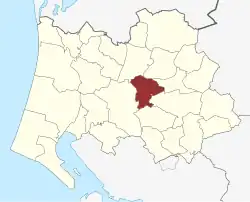 Lage des Thorstrup Sogn in der Varde Kommune