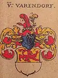 Wappen der Herren von Varendorff in Siebmachers Wappenbuch