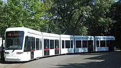Linie 306 (Variobahn) in der Wendeschleife Wanne-Eickel&nbsp;Hbf.